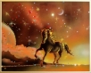 Конь на закате Картина с кристаллами Сваровски 2009 г инфо 11420r.