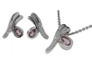 Комплект украшений серьги+подвески, серебро 925,турмалин,циркон 004 16 21ksp-00175 2010 г инфо 12563r.